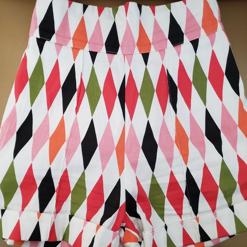 Laura Byrnes Pinup Girl Clothing harlequin shorts